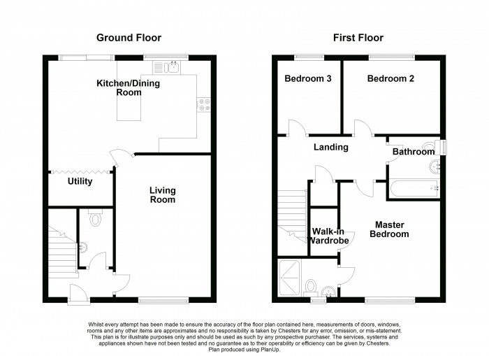 Floorplan for Rossendale Drive, PR6