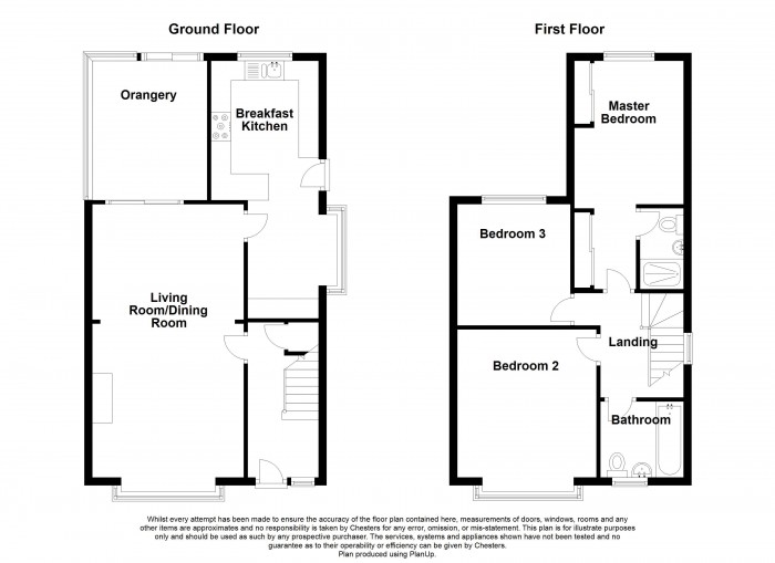 Floorplan for Chorley Road, PR6