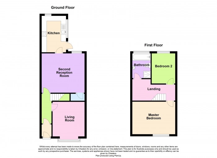 Floorplan for Chorley Road, PR6