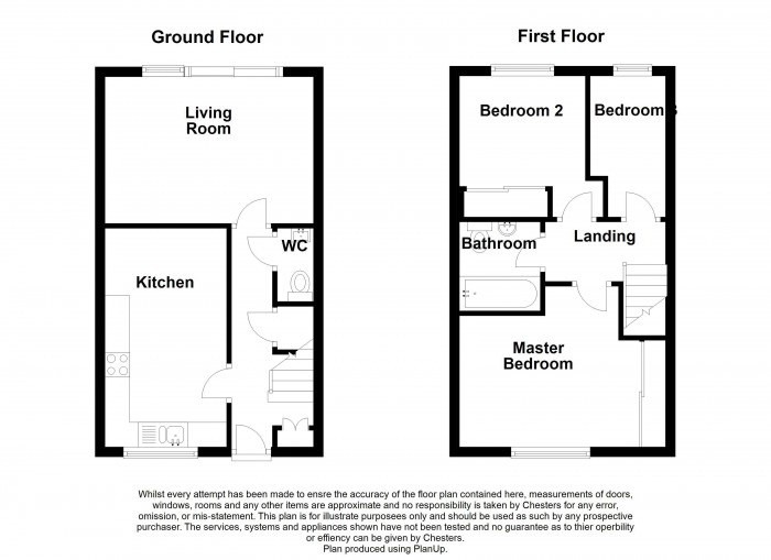 Floorplan for Hornby Close, PR6