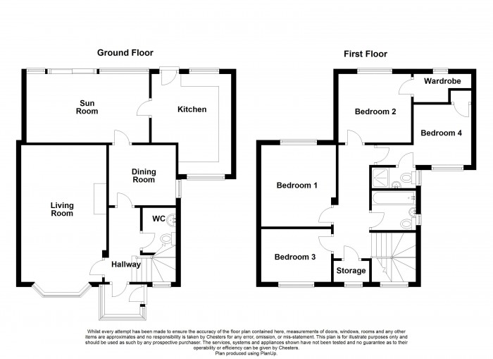 Floorplan for Bolton Road, PR7