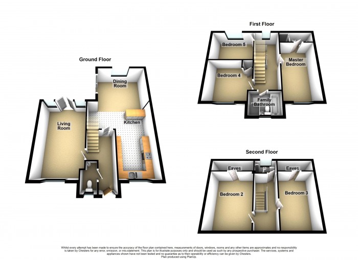 Floorplan for Duxbury Manor Way, PR7