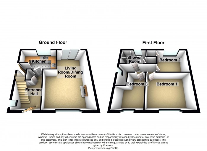 Floorplan for Highfield Road North, PR6