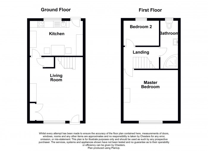 Floorplan for Chorley Road, PR6