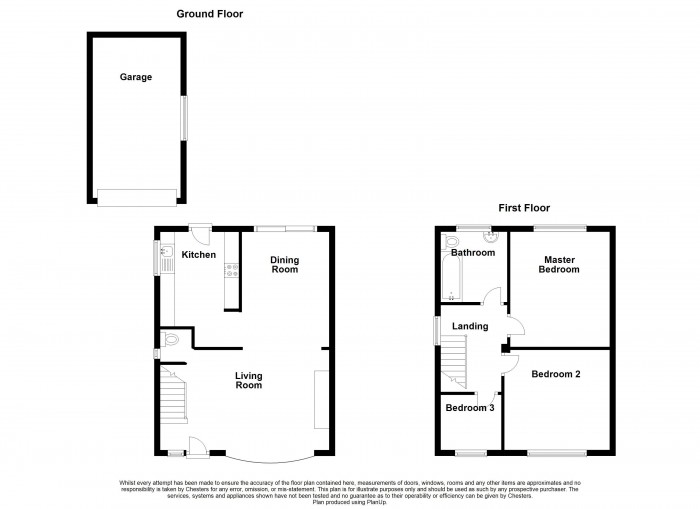 Floorplan for Rawlinson Lane, PR6