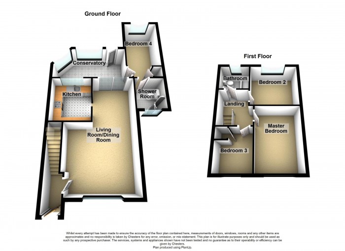 Floorplan for Wilderswood Court, BL6