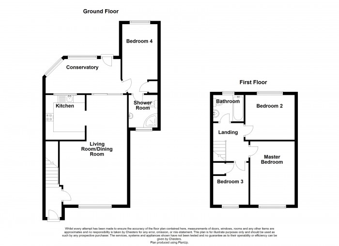 Floorplan for Wilderswood Court, BL6