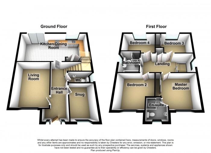 Floorplan for Grove Farm Drive, PR6