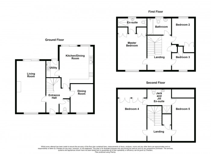 Floorplan for Fairview Drive, PR6