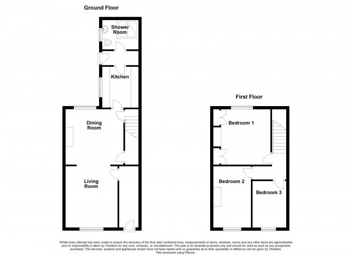 Floorplan for Chorley Road, PR6