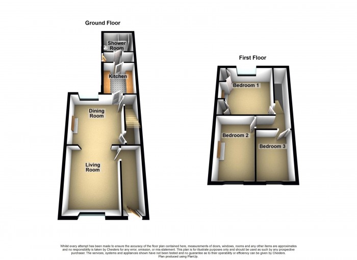 Floorplan for Chorley Road, PR6