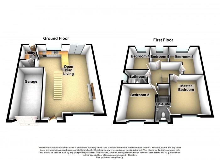 Floorplan for Stableford Close, WN6