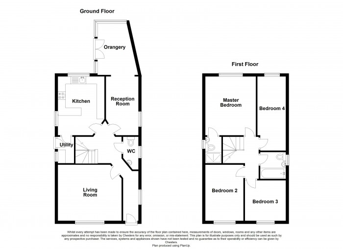 Floorplan for Whitehall Lane, BL6