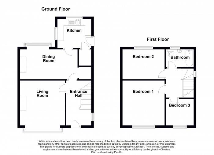 Floorplan for Westhoughton Road, PR7