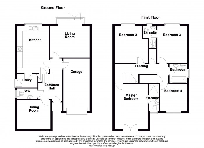 Floorplan for Hornby Close, PR6