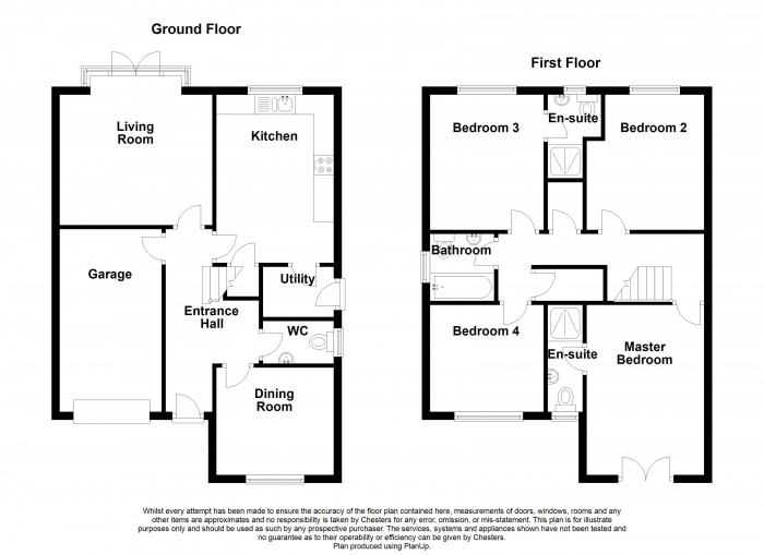 Floorplan for Brierfield Close, PR6