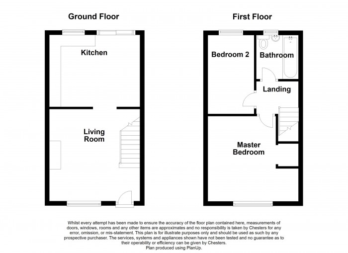 Floorplan for Church Street, PR7