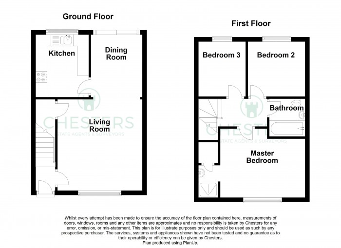 Floorplan for Marlow Court, PR7