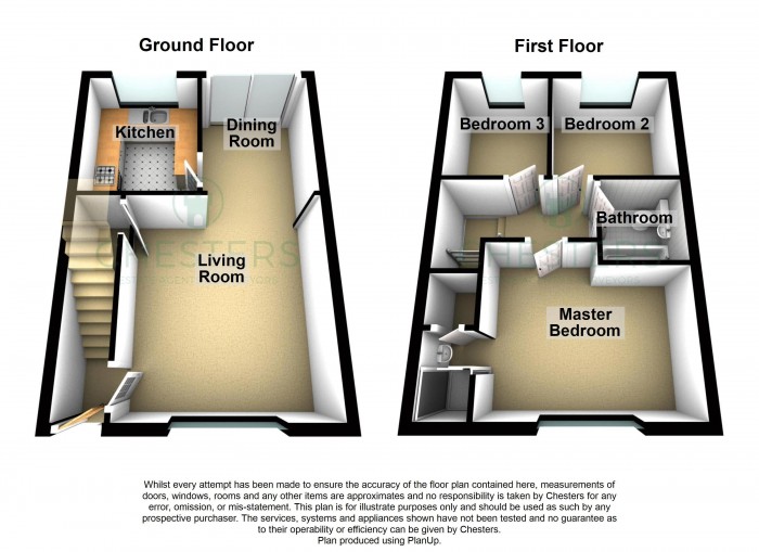 Floorplan for Marlow Court, PR7