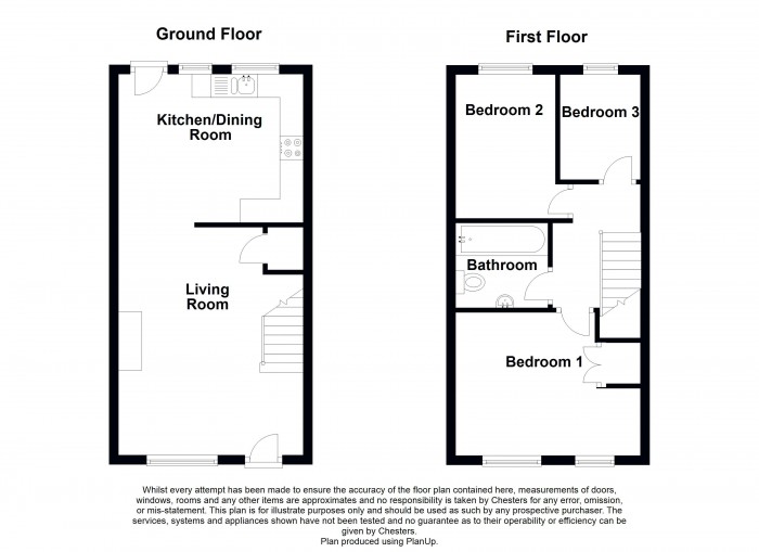 Floorplan for Yarrow Grove, BL6