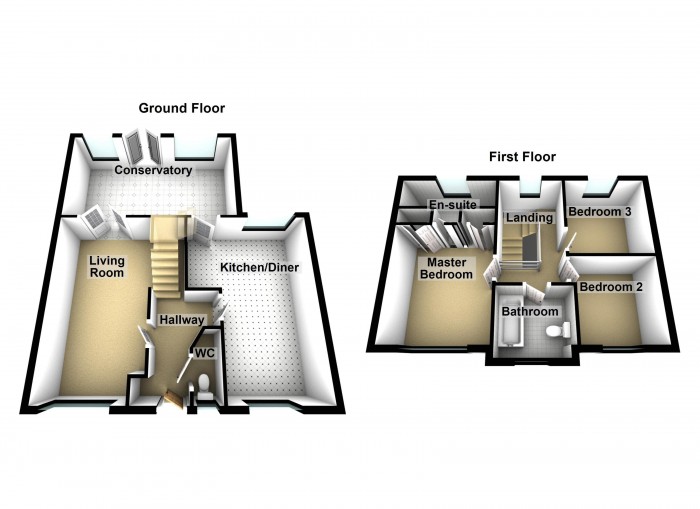 Floorplan for Byre View, PR6