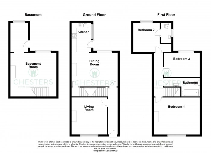 Floorplan for Springfield Terrace, PR6