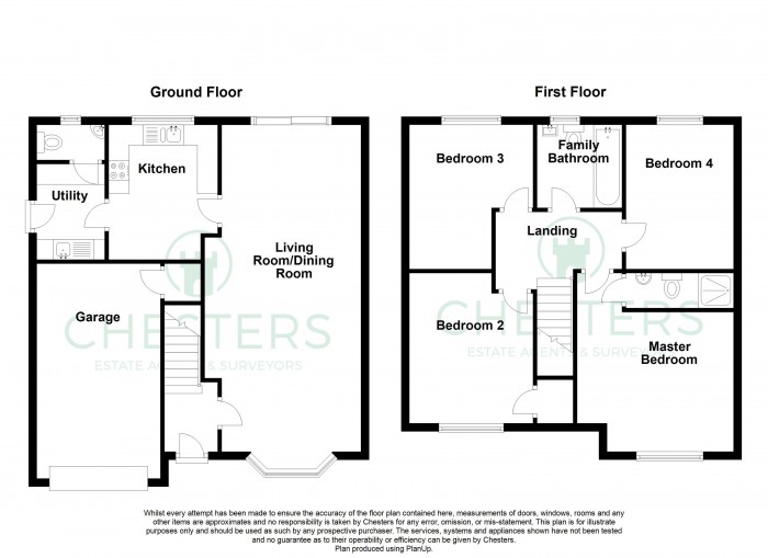 Floorplan for Duxbury Manor Way, PR7