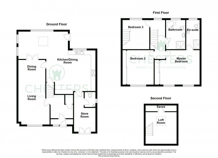 Floorplan for Coniston Road, BL6