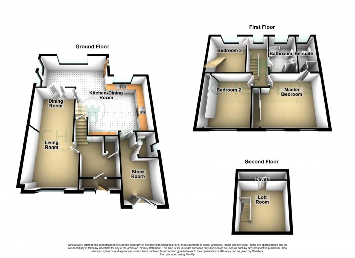 Floorplan for Coniston Road, BL6