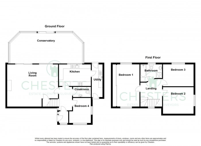 Floorplan for Coniston Road, BL6