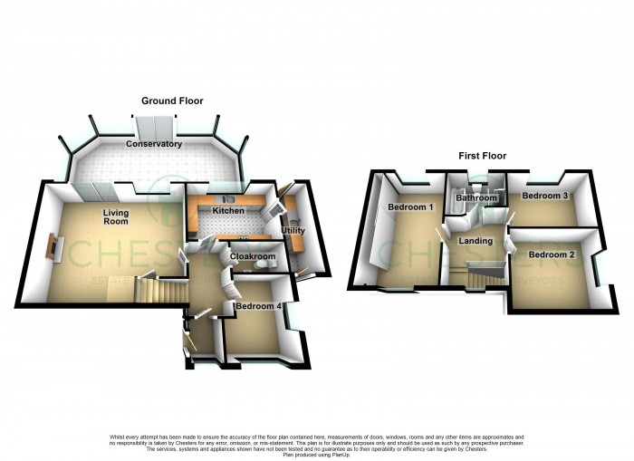 Floorplan for Coniston Road, BL6