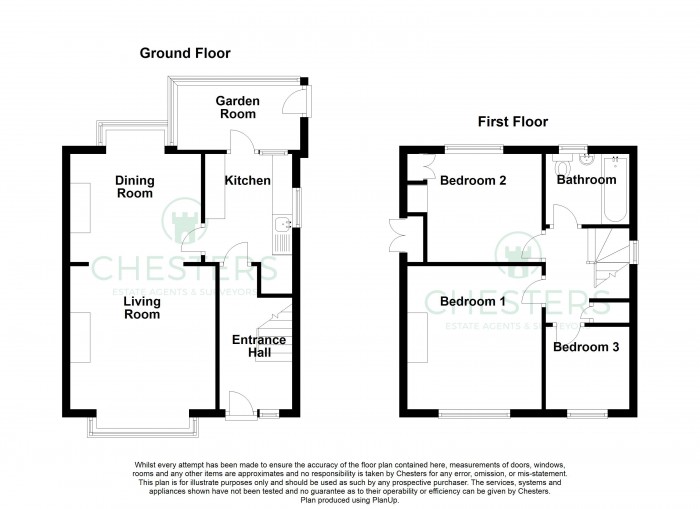 Floorplan for Chorley Road, PR6