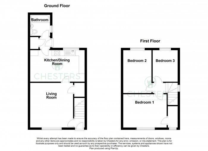 Floorplan for Chestnut Road, WN1