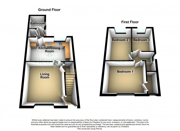 Floorplan for Chestnut Road, WN1