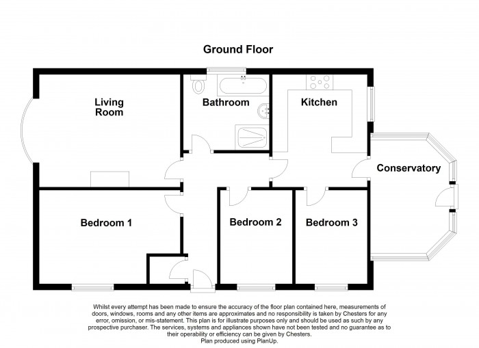 Floorplan for Scot Lane, BL6