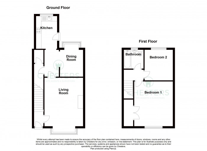 Floorplan for Chorley Road, PR6