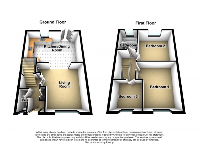 Floorplan for Windsor Avenue, PR7