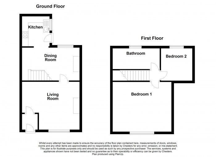 Floorplan for Chorley Road, PR6