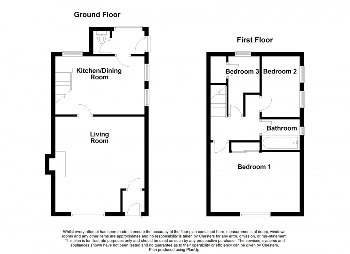 Floorplan for Long Lane, PR6