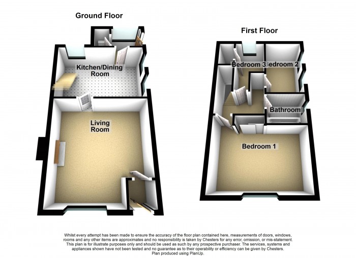 Floorplan for Long Lane, PR6