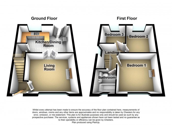 Floorplan for Shepherds Close, BL6