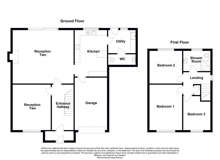 Floorplan for Beech Avenue, PR6