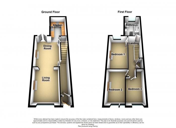 Floorplan for Chorley Road, PR6