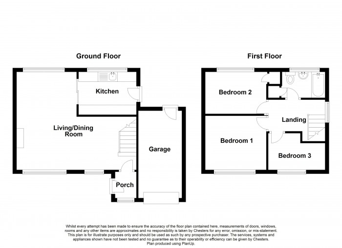 Floorplan for Sutton Lane, PR6