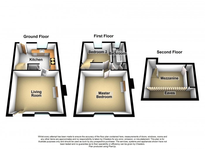 Floorplan for Church Street, PR7