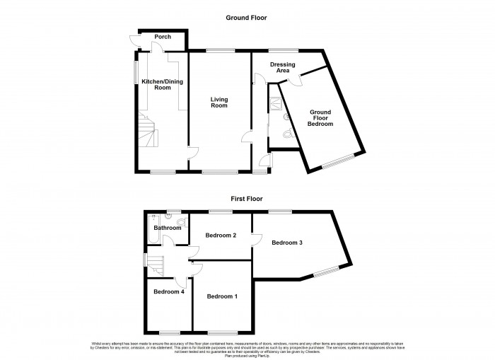 Floorplan for Norwood Close, PR6