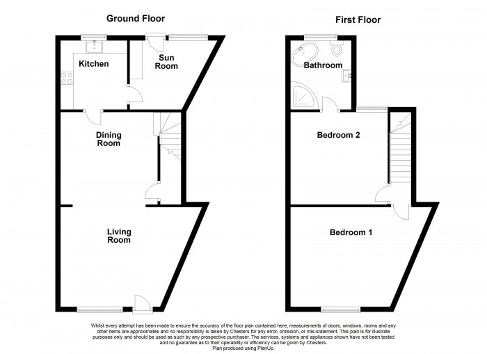 Floorplan for Chorley Road, PR6